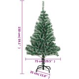 Umjetno božićno drvce sa snijegom zeleno 150 cm | shoptok.hr