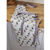 Cooksmart ® Kuhinjske krpe, predpasnik in kuhinjska rokavica v kompletu 5 ks Curious Cats – | Shoptok.si