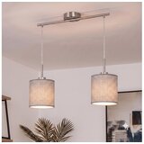 Brilagi LED luster na sajli NUBILA 2xE27/60W/230V siva | Eponuda.com