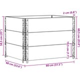  Okviri za palete 3 kom 80 x 60 cm od masivne borovine | Eponuda.ba