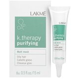 Lakme K.Therapy Purifying Matt Mask šamponski piling za mastne lase 6 x 15 ml | Shoptok.si
