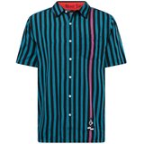 Volcom Srajca 'SCHROFF X ' petrol / orhideja / črna / bela | Shoptok.si