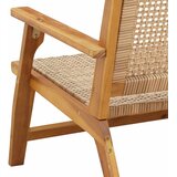  Vrtni namještaj 2 pcs Bež 67 x 78 x 73 cm Čvrsto drvo akacije | Eponuda.com