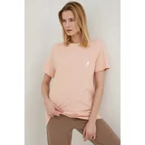 Kangol Pamučna majica boja: ružičasta, KLEU006.D-115