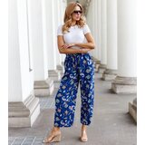 UR/CEO Blue floral wide pants Palermo | Shoptok.si