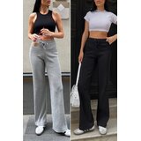 TRENDYOLMILLA Set ženskih pantalona Tedaw25Ea00010, 2 komada, Šarene Cene