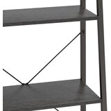  Samostojeća polica s 3 razine crna 56 x 35 x 108 cm | shoptok.hr