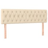  Krevet s oprugama i madracem krem 140 x 190 cm od tkanine | shoptok.hr