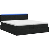  od pjene s madracem i LED-om Crna 200 x 200 cm Tkanina Slike