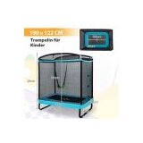  Otroški trampolin 2v1 z gugalnico (modro- črne barve) | Shoptok.si