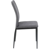 XXXL Stol Gitty Črno, Blago | Shoptok.si