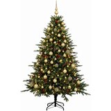 Umjetno božićno drvce s kuglicom 210 cm 300 LED lampica | shoptok.hr