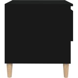  Noćni ormarići 2 kom crni 50 x 46 x 50 cm od konstruiranog drva | Eponuda.ba
