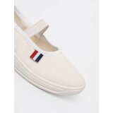 Shelvt Lightweight white shoes with elastic belt | Shoptok.si