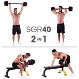  Sgr40 pro set 2u1 bučice 40 kg hms | shoptok.hr