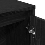  Regal za knjige crni hrasta 89x24x101 5cm od konstruiranog drva | shoptok.hr