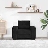 SOFA fotelja crna 100x78x80 cm baršun | Shoptok.si
