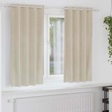  Zavjese za zamračivanje 2 pcs Krema 140 x 175 cm Baršun | shoptok.hr