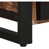 vidaXL Nočna omarica večbarvna 40x30x51 cm trden predelan les | Shoptok.si