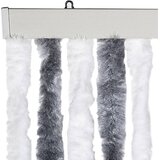  Zastor protiv insekata sivo-bijeli 100 x 220 cm šenil | shoptok.hr