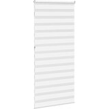 vidaXL Zebra senčilo bela 105x230 cm tkanina širina 100,9cm poliester | Shoptok.si