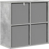  Strani šal s predalom Betonsko siva 59,5 x 27 x 57 cm, (5000233808) | Shoptok.si