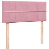 vidaXL box spring krevet s madracem ružičasti 120 x 200 cm baršunasti | shoptok.hr