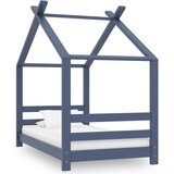  Okvir za dječji krevet od masivne borovine sivi 70 x 140 cm | shoptok.hr