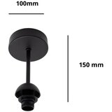 Brilagi Plafonski luster PARTY 1xE14/60W/230V crni | Eponuda.com