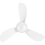  Lucci Air 51307149 - LED prigušiva ventilator SYROS II LED/18W/230V CCT prečnika 76 cm, bela + daljinski upravljač | Eponuda.com