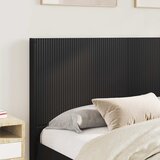  Uzglavlje Crna Konstruirano drvo 150 cm | shoptok.hr