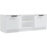  The Living Store TV omarica visok sijaj bela 102x35x36,5 cm inženirski les - TV Omarica, (21499057) | Shoptok.si