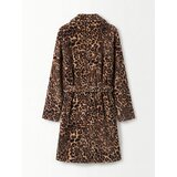 Sinsay Ogrtač s leopard uzorkom i pojasom | shoptok.hr