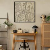  Slika - Frida Kahlo – Frida and Her Contemporaries 40x40 U crnom drvenom okviru | shoptok.hr