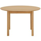 House Nordic Okrogla raztegljiva jedilna miza z dodatno ploščo v hrastovem dekorju ø 120 cm Bundaberg – | Shoptok.si
