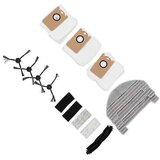 INORCO Filter za pometanje - Vrečka za prah z nadomestnimi stranskimi krtačami za filter - Bela, (21990878) | Shoptok.si