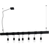 Eglo 39938 - visilica na sajli townshend-b 7xE27/40W/230V crna | Eponuda.com