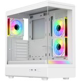 InterTech RYZE HEROIC HC500 3F White 1xARGB fan + 2x ARGB Reverse ATX, tempered glass Cijene