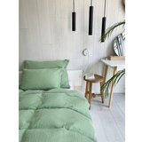 Butter Kings Zelena enojna posteljnina iz muslina 135x200 cm Plain Muslin – u