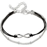 IZMAEL Zapestnica FO-6294 - Srebrna / Črna | Shoptok.si