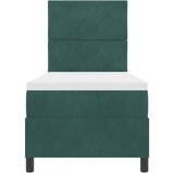  Krevet s opruga kutije Tamnozelena 80 x 200 cm Baršun | shoptok.hr