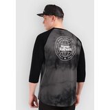 Horsefeathers Global Raglan Majica z dolgimi rokavi black / tie dye | Shoptok.si