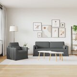  Set sofe 2 pcs Tamno siva 198 x 78 x 80 cm tkanina | shoptok.hr