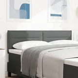 vidaXL vzglavje Komplet 2 Temno sivo Les Za postelje dolžine 140 cm