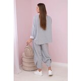 Kesi Cotton tracksuit light grey | Eponuda.ba