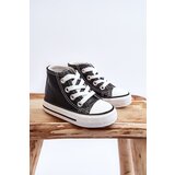 Boto Children's Leather High Sneakers Black and white Marney | ePonuda.com