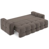 Makamii Smeđa sklopiva sofa od bouclé tkanine 255 cm Milu – | shoptok.hr