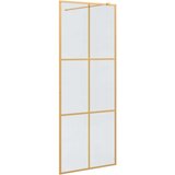  Zid za walk-in tuš Zlatno 80 x 195 cm Staklo otporno na udarce | shoptok.hr