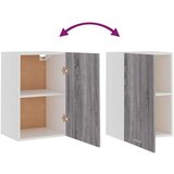 Viseći ormarić siva boja hrasta 39 5x31x60 cm konstruirano drvo | shoptok.hr