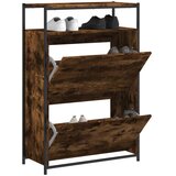  The living store omarica za čevlje dimljeni hrast 75x34x112 cm inženirski les - omarica za čevlje, (21485677) Cene